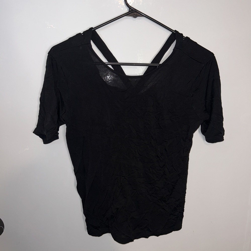 Forever 21‎ Women Black Short Sleeve Top M